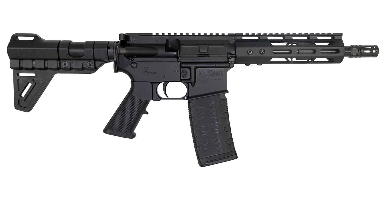 American Tactical Imports Milsport 300 Blackout AR-15 Pistol with M-LOK Handguard and Blade Stock