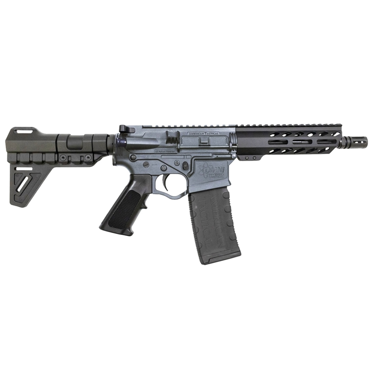 ATI Omni Hybrid MAXX AR-15 Pistol 300 AAC Blackout 7.5" Barrel, M-LOK Rail, Low Profile Gas Block, 30 Rd