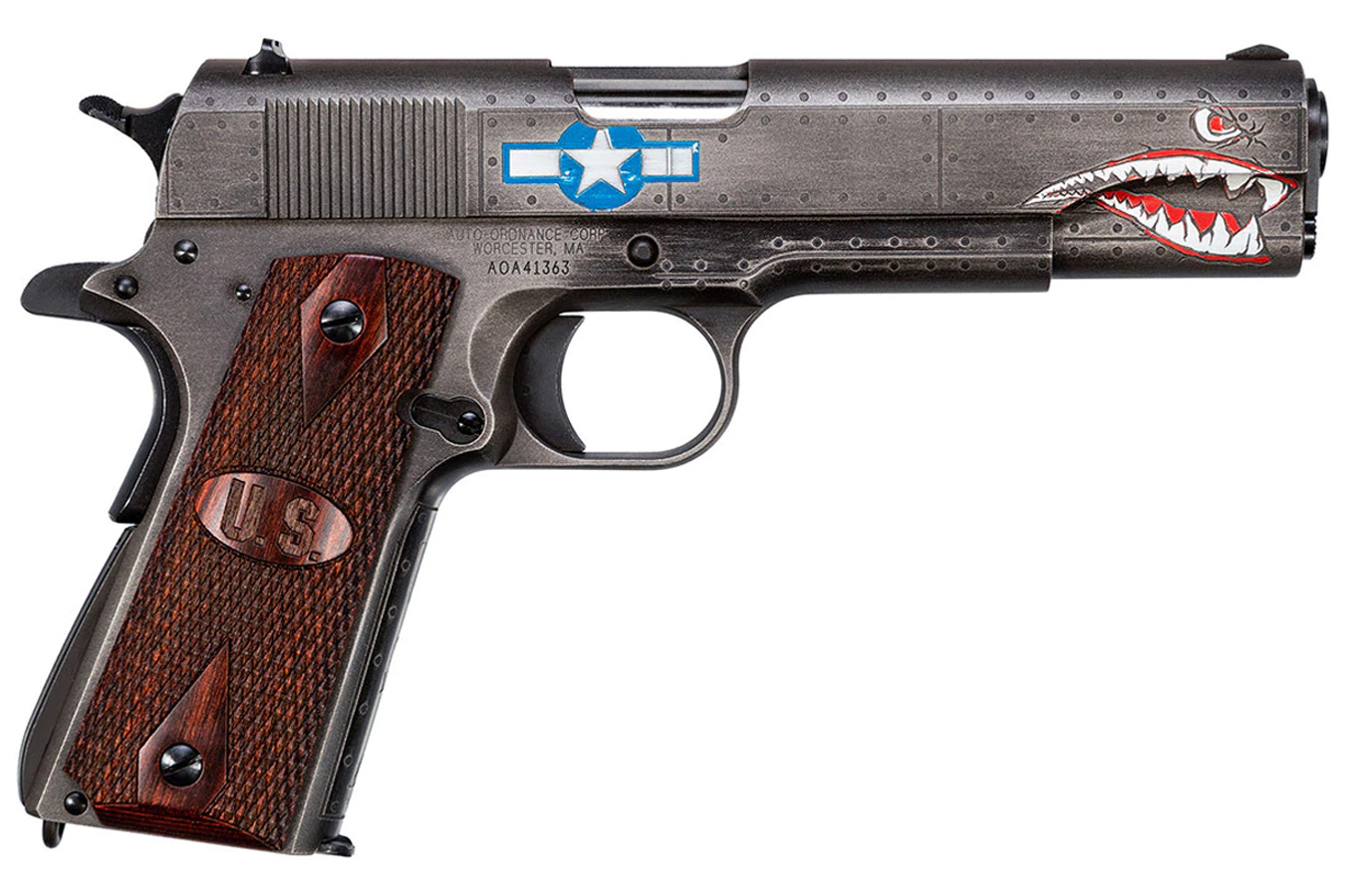 Auto Ordnance 1911 Squadron Special Edition WW2 45 ACP with U.S. Logo Grip