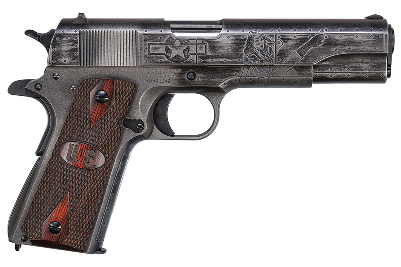 Auto Ordnance 1911 Victory Girls Special Edition WW2 45 ACP with U.S. Logo Grip