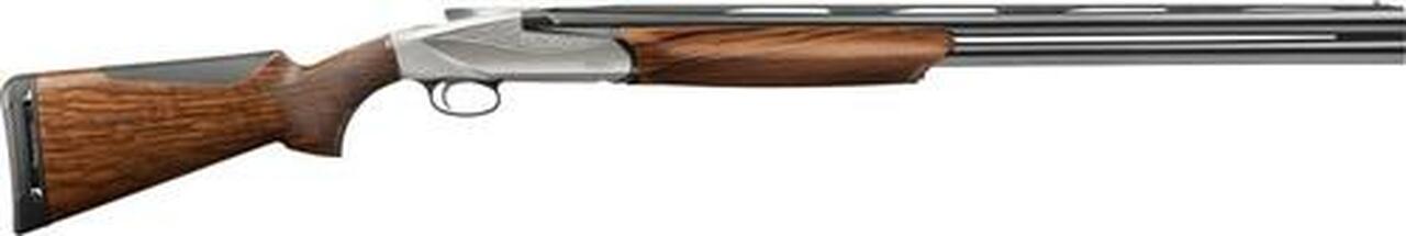 Benelli 828U 12 Ga, 26" Barrel, AA-Grade Satin Walnut, Nickel Engraved, Progressive Comfort