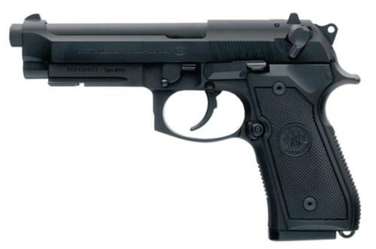 Beretta 92FS M9A1 9mm LTD 4.9" Barrel, Mil-Spec Rail, Black Synthetic Grip Black 15rd Mag
