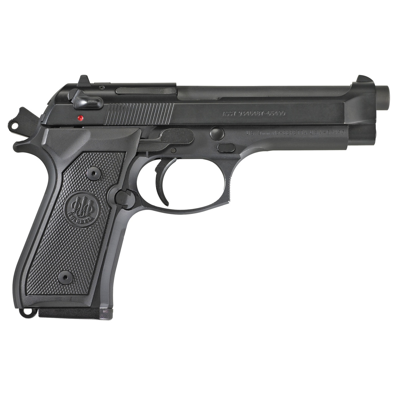 BERETTA M9 9MM, CA Legal, 4.9" Barrel; Blue Finish, Ambi safety, 10RD Mag Beretta