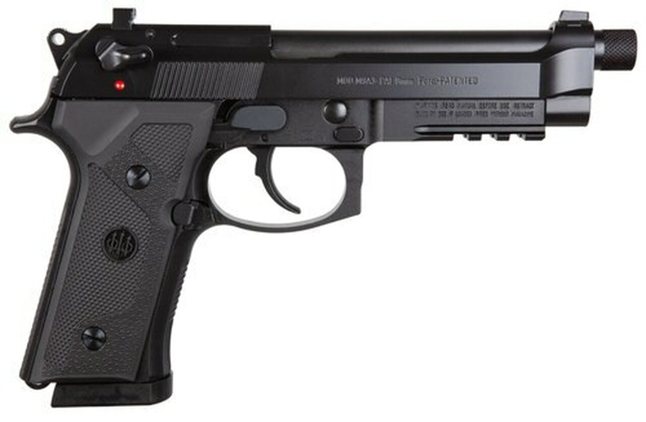 Beretta M9A3 9MM Made in ITALY 5" Barrel, Black 3x 17rd Mags