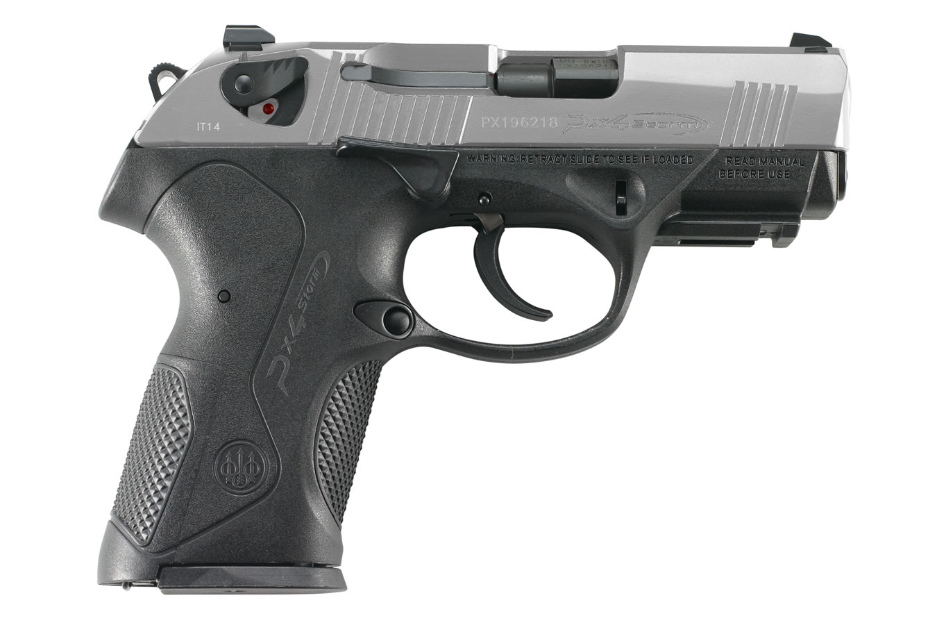 Beretta PX4 Storm Type F Compact 40 S&W Pistol with Inox Slide (10 Round Model)