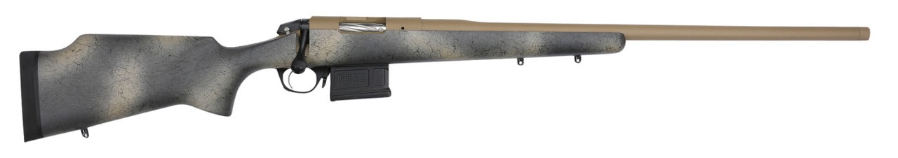 Bergara Premier Approach 6.5 Creedmoor, 24" Barrel, Woodland Camo, Grayboe Stock, Flat Dark Earth Cerakote, 4rd