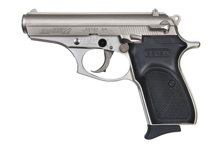 Bersa Thunder 22 22LR Satin Nickel Rimfire Pistol
