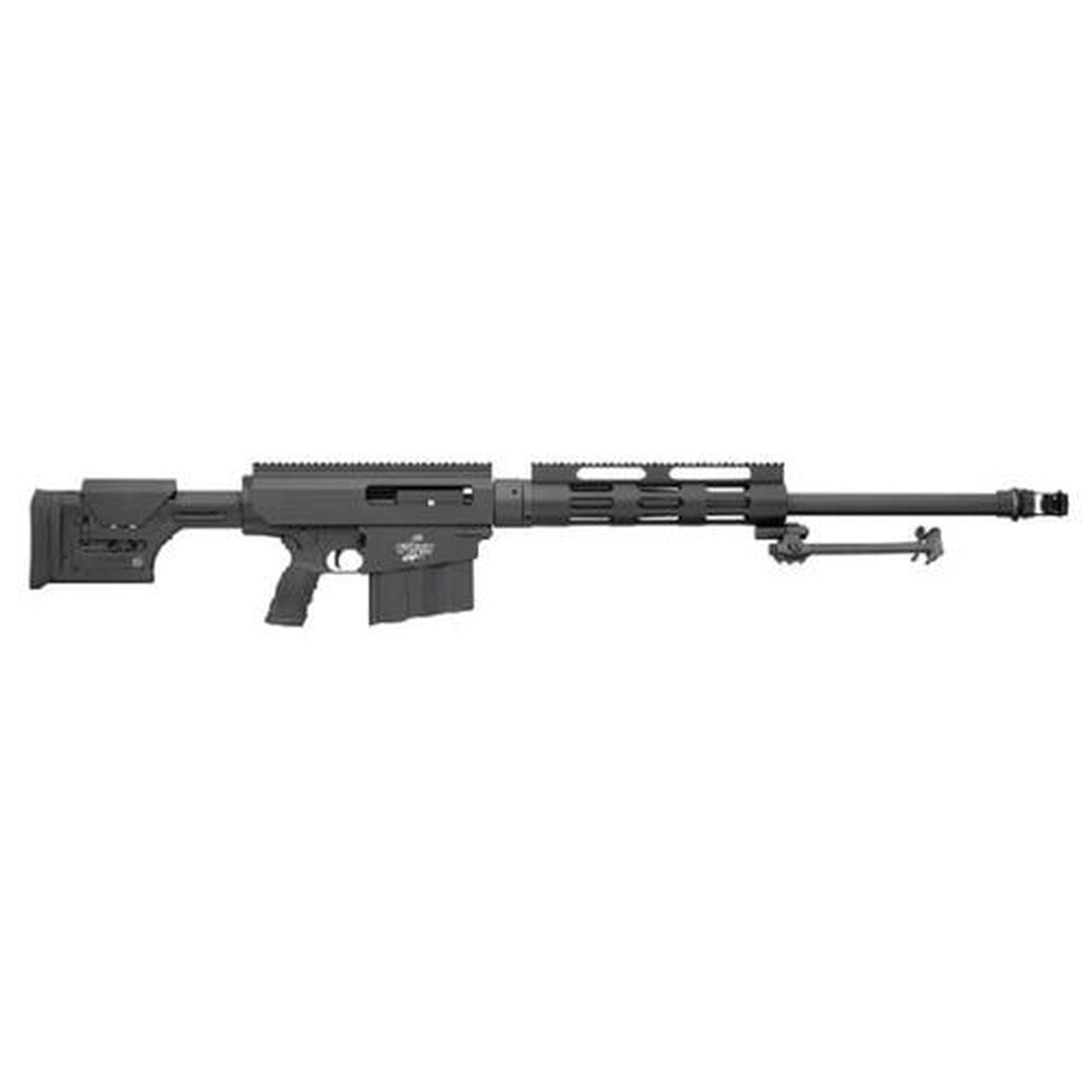 BM BA50 50 BMG, 30" Barrel, AAC Cyclops Brake, MagPul PRS Stock, 2x10rd Mags Bushmaster