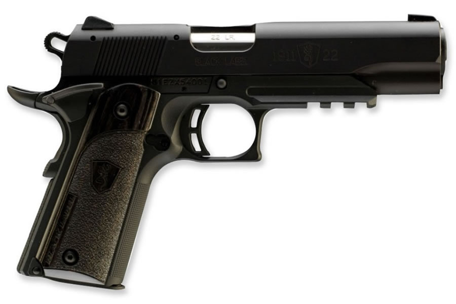 Browning 1911-22 Black Label 22LR Compact Rimfire Pistol with Rail