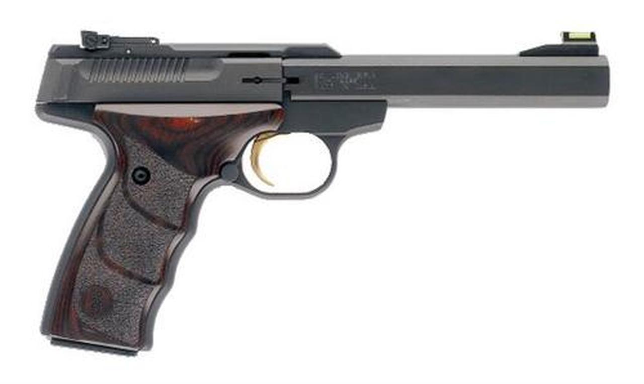 Browning Buck Mark, Rosewood UDX 22 LR, 5.5" Barrel, Aluminum Frame, Black, Rosewood FGrip, 10Rd