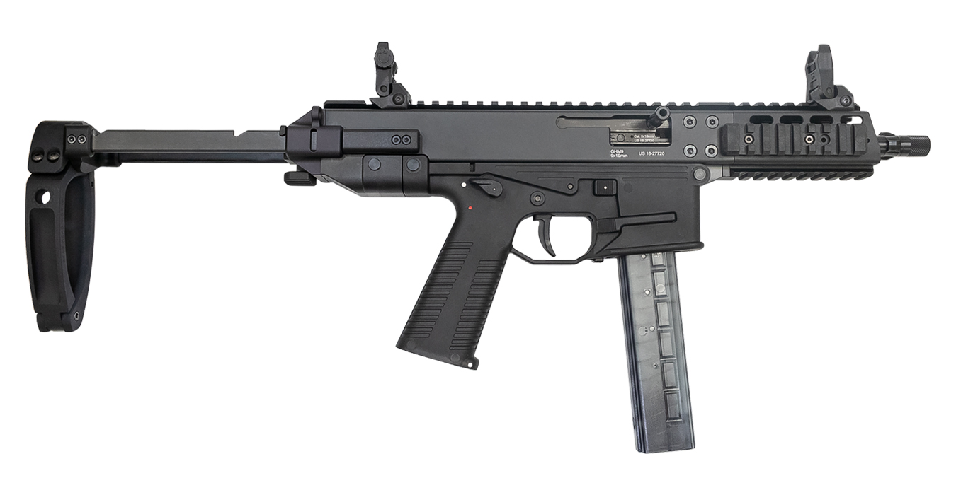 Bruger Thomet GHM9 9mm Gen2 Pistol with Collapsible Pistol Brace