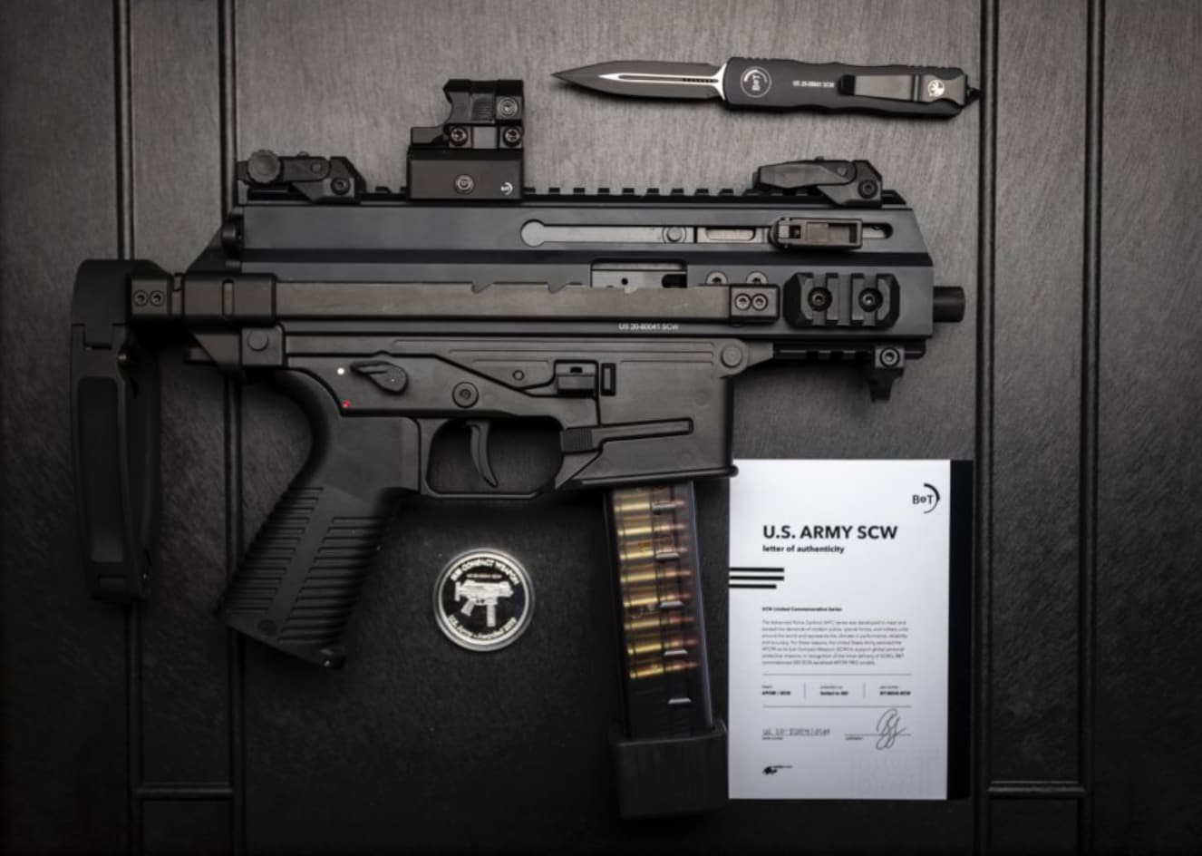 BRUGGER & THOMET B&T APC9K U.S. Army SCW Commemorative Edition PRO Pistol, 9mm, 5.5" — image 2