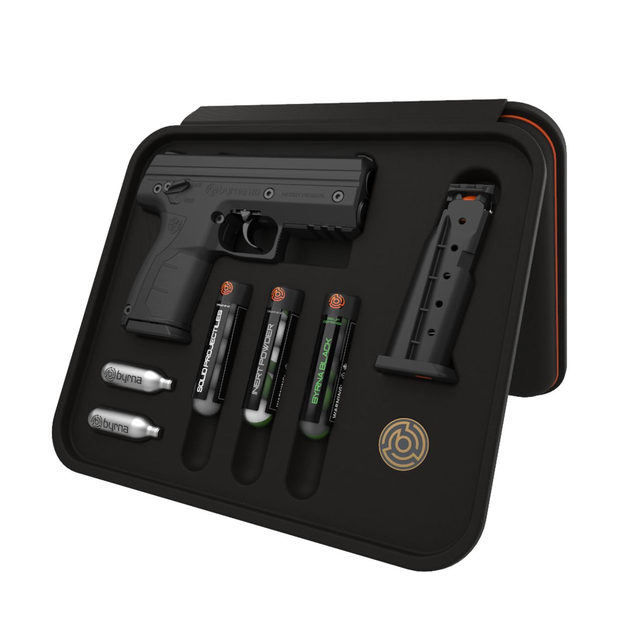 Byrna HD Max Kit - Black Non-Lethal Self Defense Weapon, 2- 5rd Mags, No Permits or Background Checks