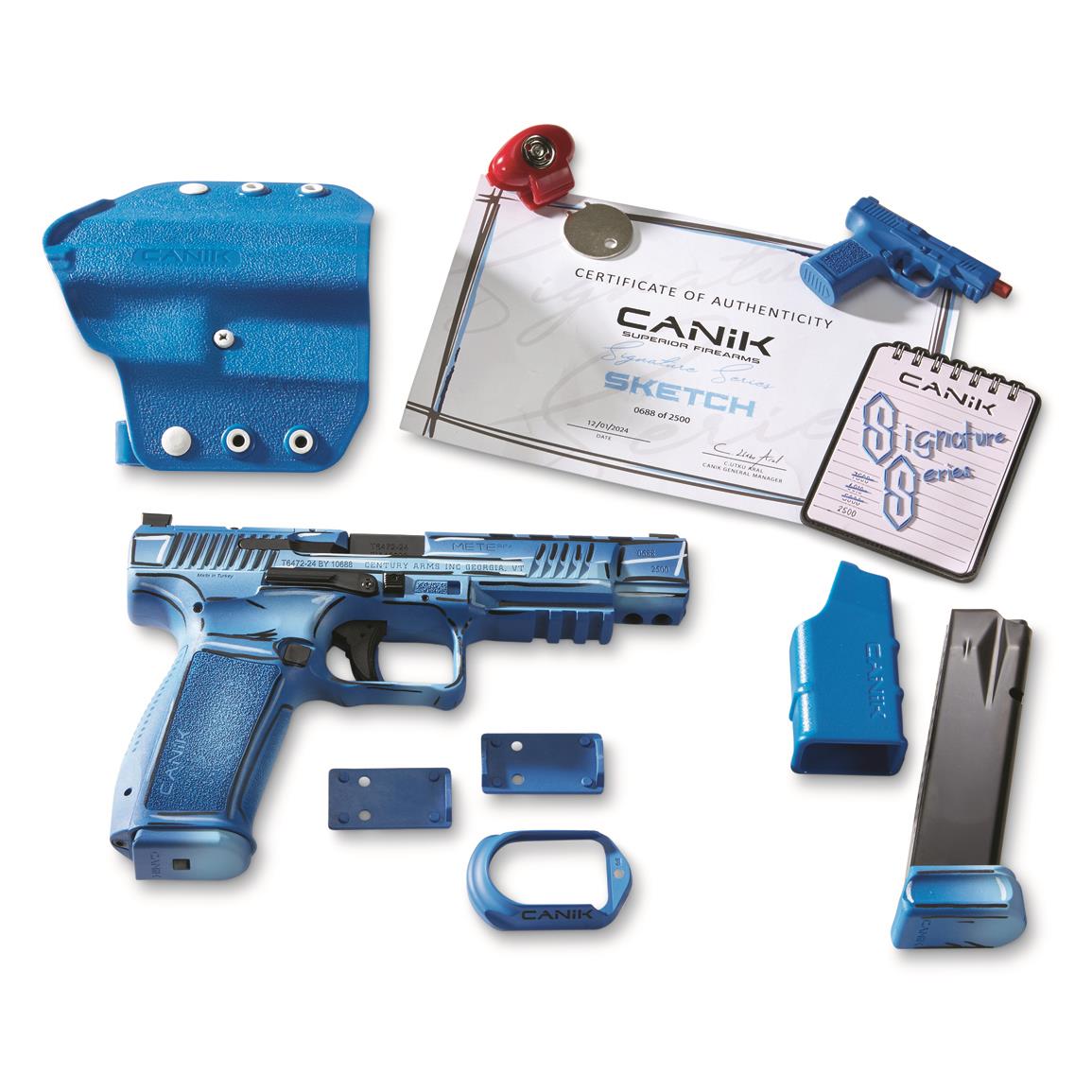 CANIK METE SFx SKETCH 9MM OR, 5.2" 2-18RD SIGNATURE SERIES