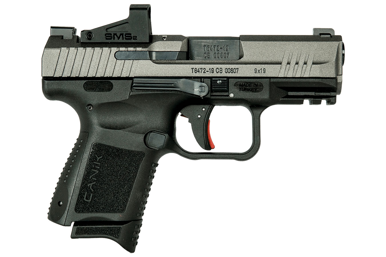 Canik TP9 Elite SC 9mm Pistol with Shield SMS2 Red Dot Optic
