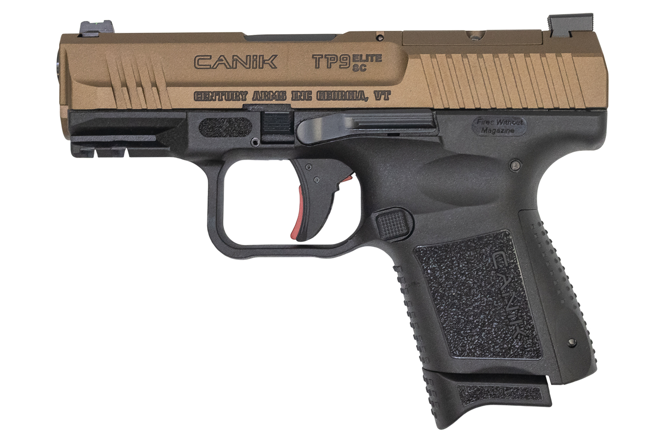 Canik TP9 Elite SC 9mm Subcompact Pistol with Bronze Slide