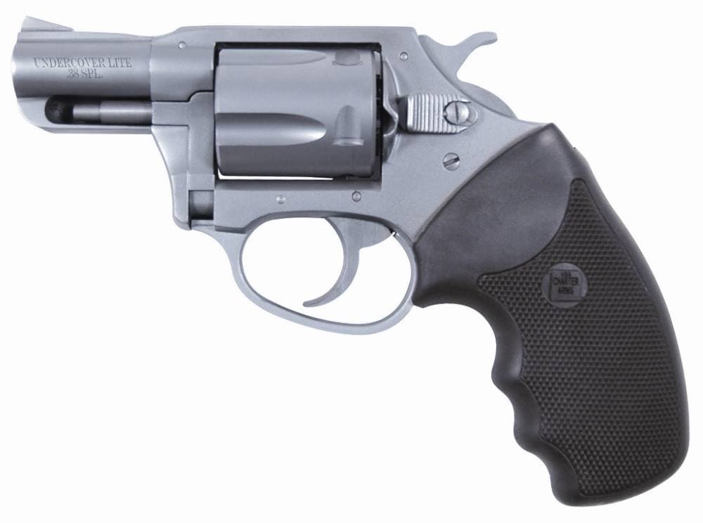 CHARTER ARMS UNDERCOVER LITE 38S 2" RUBBER GRIPS / 5-SHOT 38 Special