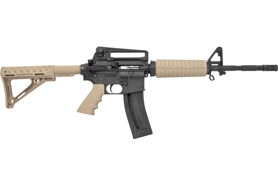 Chiappa m four-22 22LR Tan Rimfire Carbine with Fixed Stock