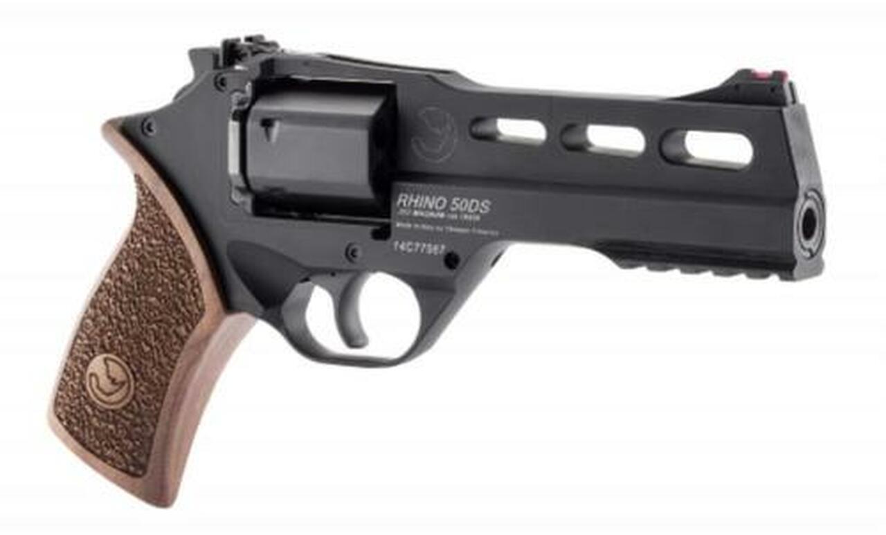 Chiappa Rhino 50DS, .357 Magnum, 5", 6rd, Walnut Grip, Fiber Optic Sights