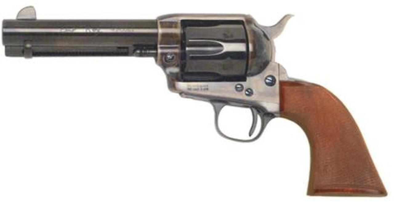 Cimarron Model P Evil Roy SA .45 Long Colt 4.75 Inch Polished Blue Barrel One Piece Walnut Grip Cimarron Firearms