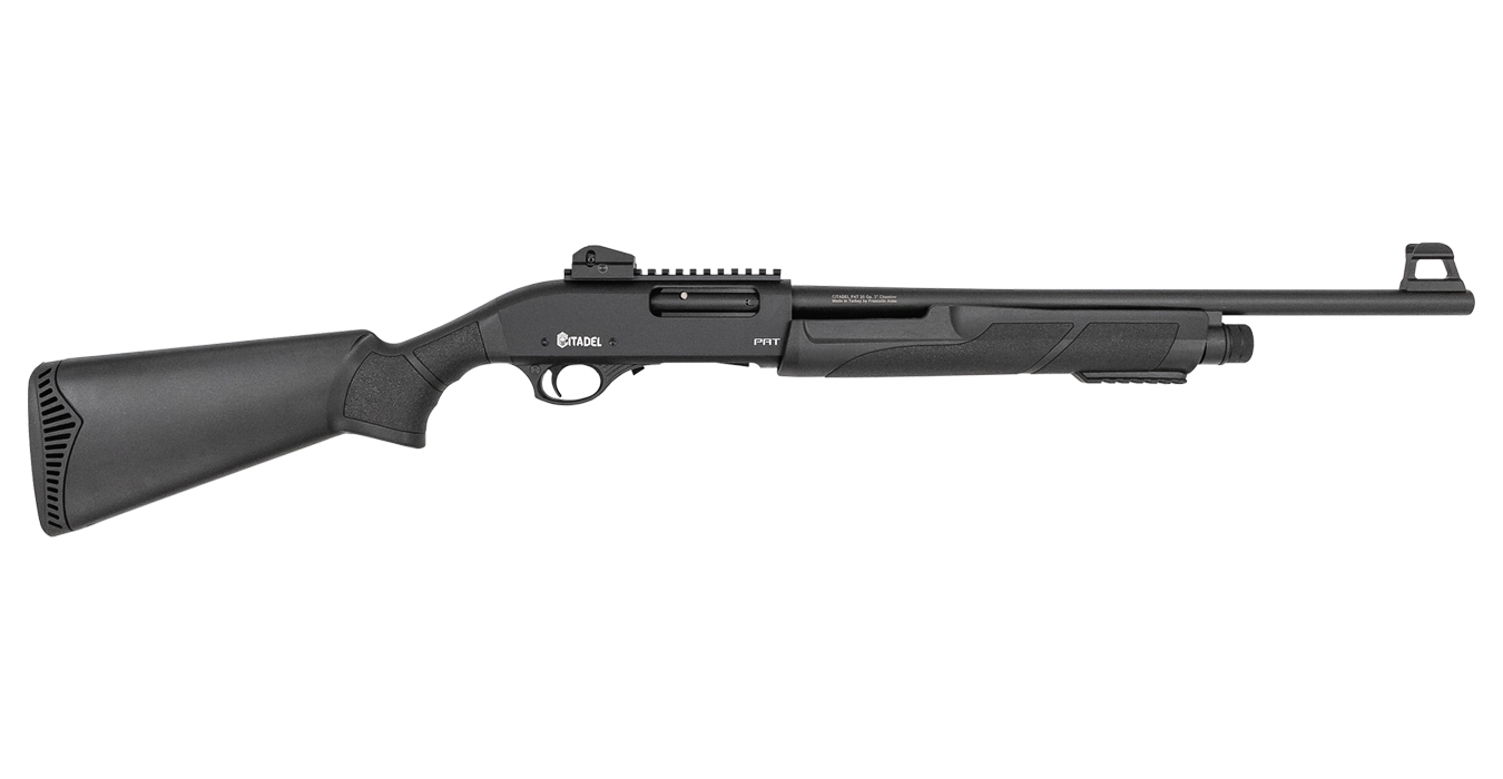 Citadel PAT 20 Gauge Pump-Action Shotgun with Ghost Ring Sights and Picatinny Rail