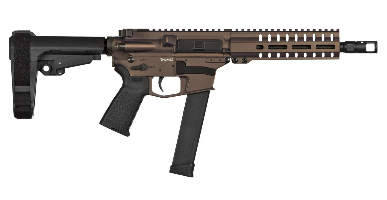 CMMG Banshee 300 Mk10 10mm Midnight Bronze AR Pistol with CMMG RipBrace