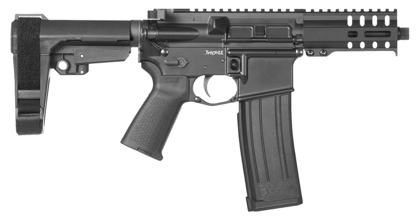 CMMG Banshee 300 Mk4 5.7x28mm Semi-Automatic Pistol with Graphite Black Cerakote Finish