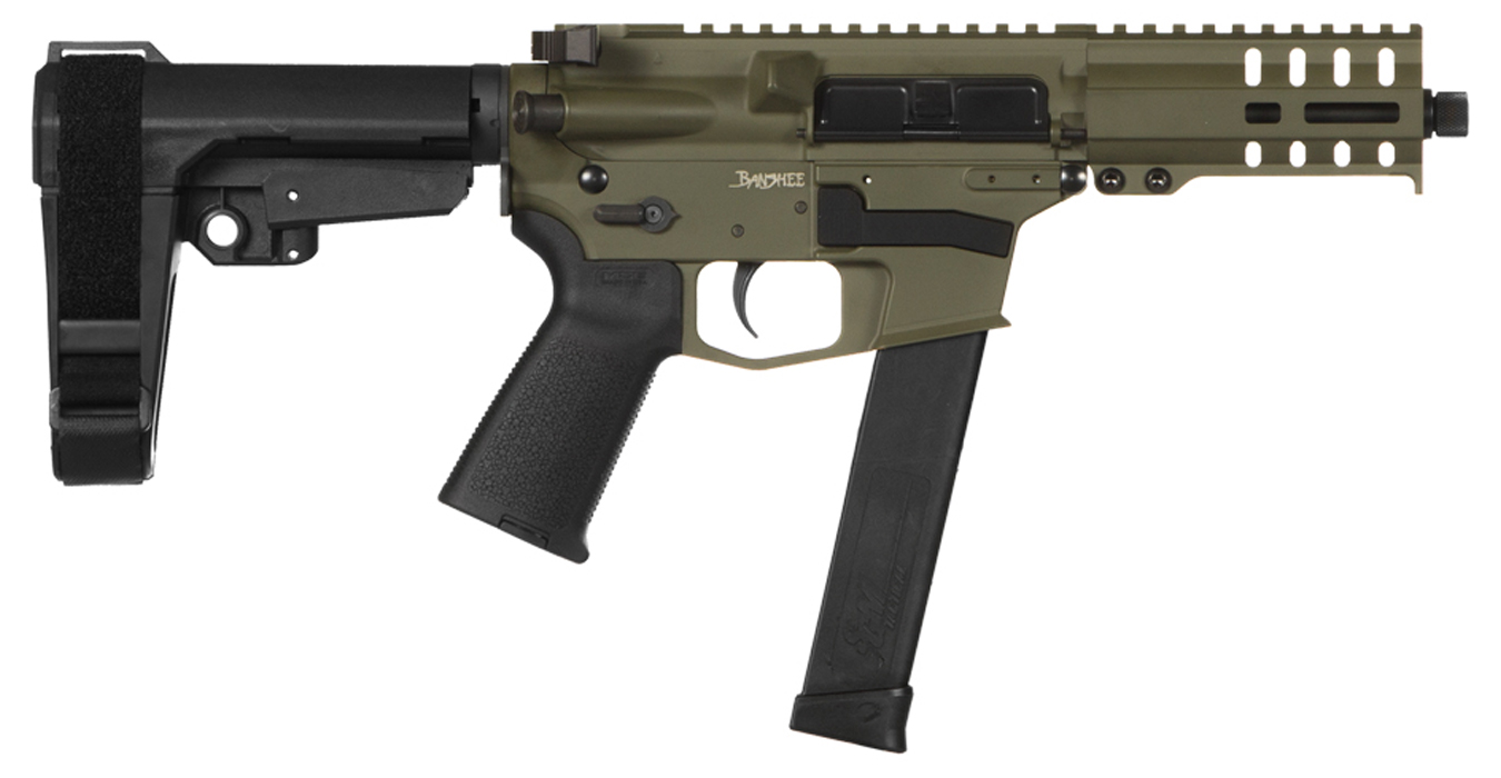 CMMG Banshee 300 MkG 45 ACP Semi-Automatic Pistol with OD Green Cerakote Finish