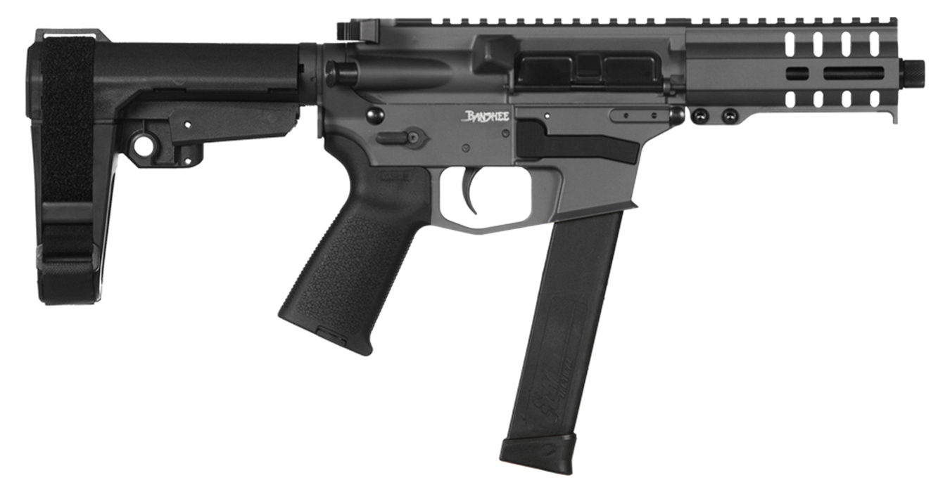 CMMG Banshee 300 MkG 45 ACP Semi-Automatic Pistol with Sniper Gray Cerakote Finish