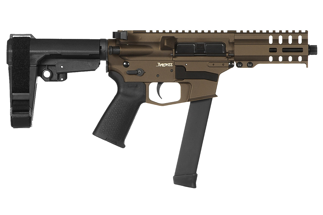 CMMG Banshee 300 MkGs 9mm Semi-Automatic Pistol with Midnight Bronze Cerakote Finish