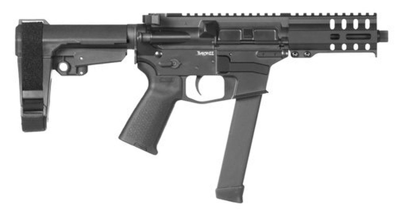 CMMG Banshee 300 MKGS AR Pistol 9mm, 5" Barrel, Black Cerakote/Black Nitride, 33rd