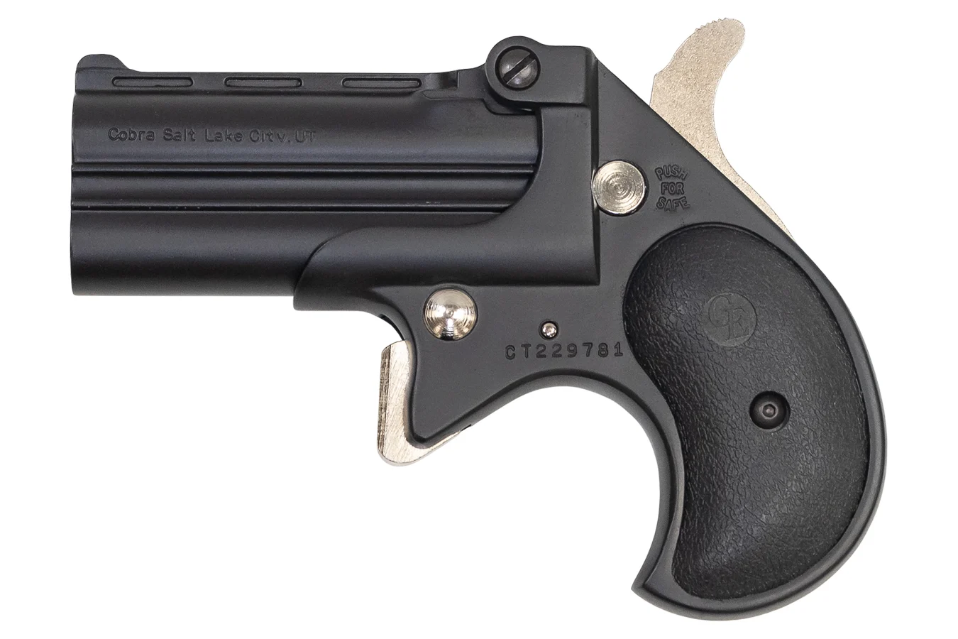 Cobra Enterprise Inc CB9 9mm Black Derringer with Black Cerakote Finish