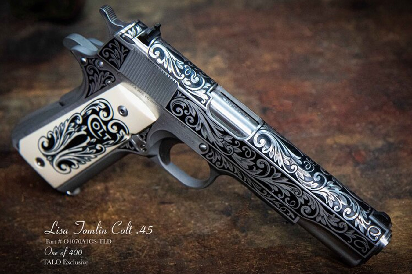 Colt 1911-A1 45 ACP Lisa Tomlin Engraver Special Edition (One of 400)