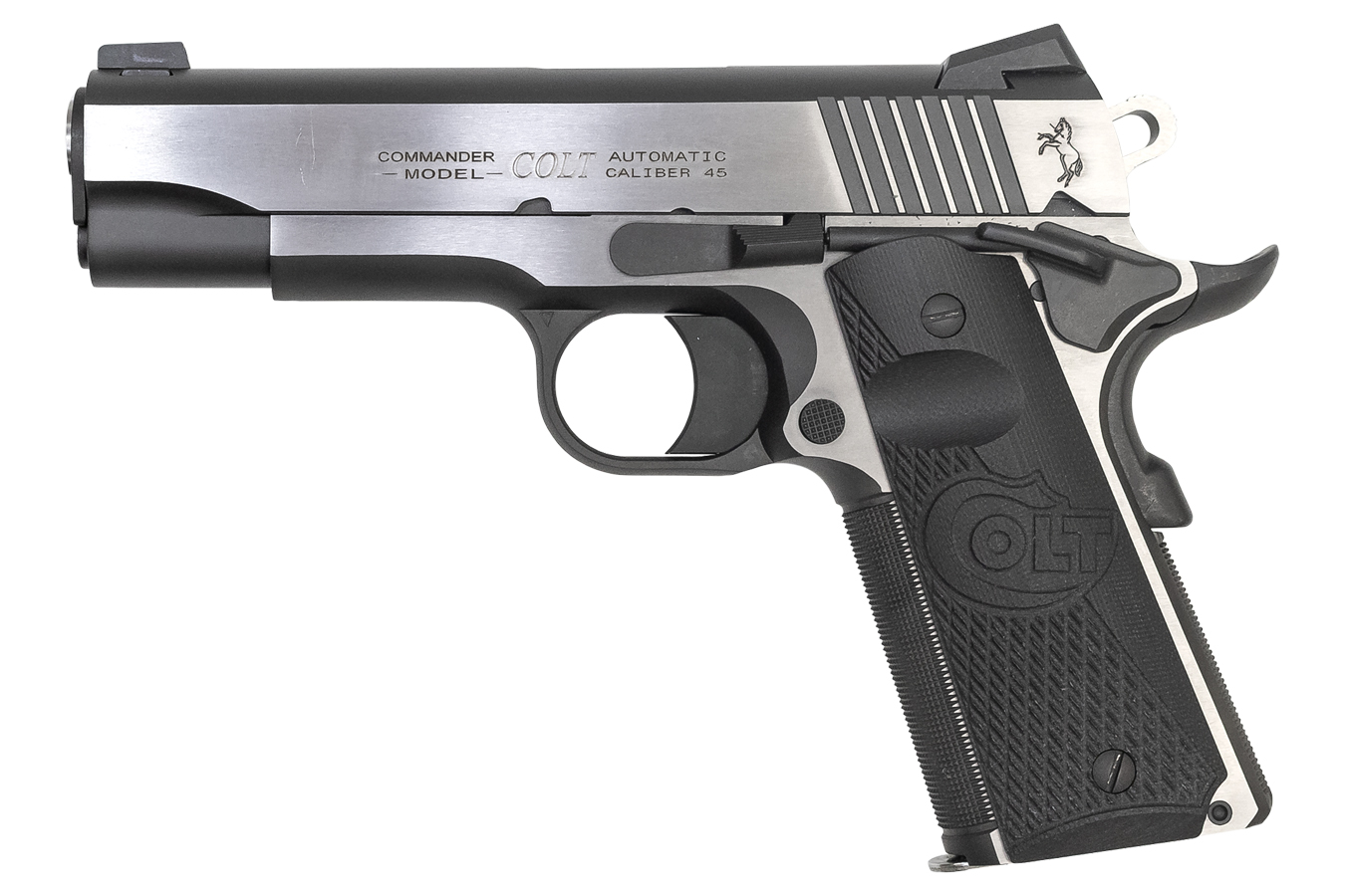 Colt 1911 Combat Elite Commander 45 ACP Two-Tone Pistol