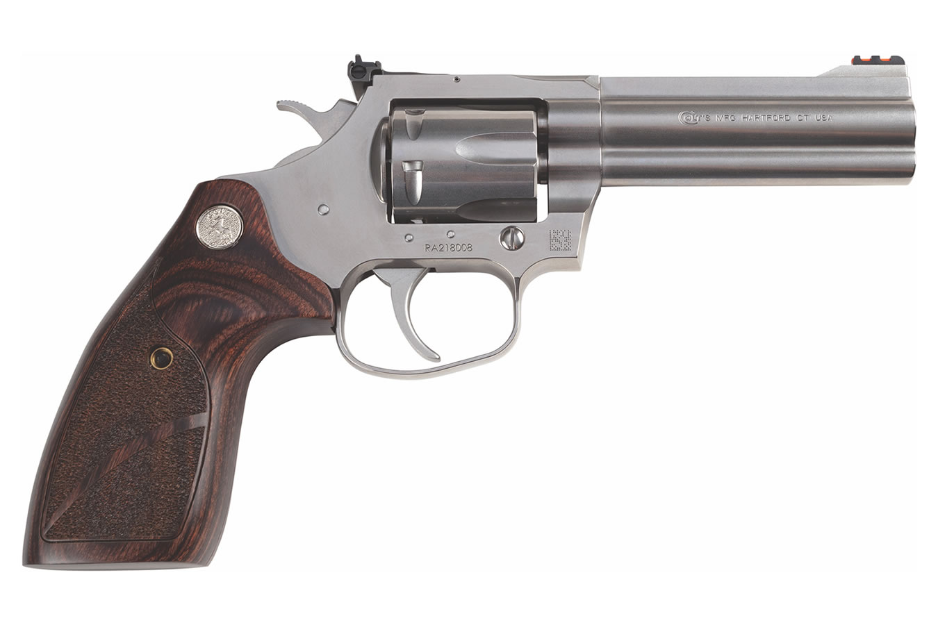 Colt King Cobra Target .357 Magnum Double-Action Revolver with Wood Grips and 4.25 in