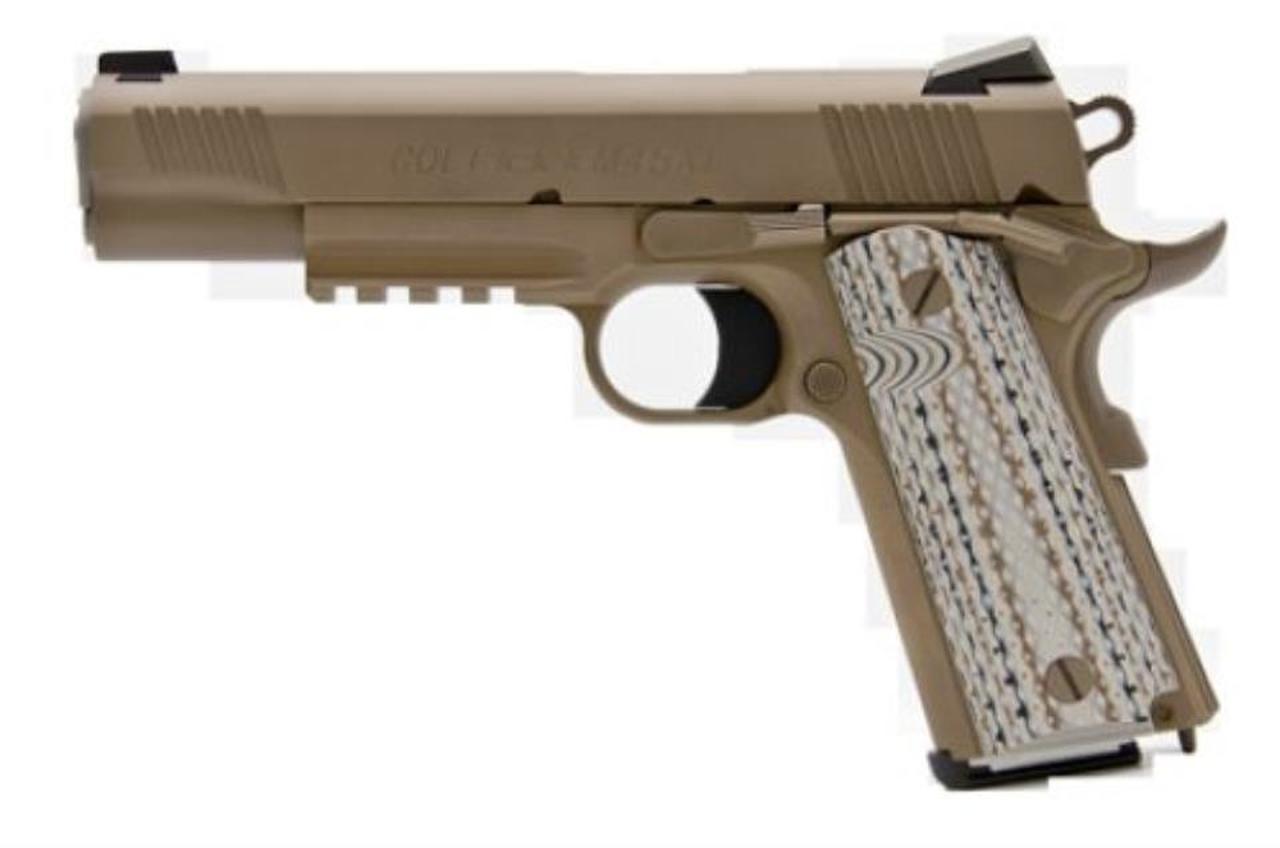 Colt Marine M45-A1 SA 45 ACP 5" Barrel Novak Cerakote 7 rd Mag Colt