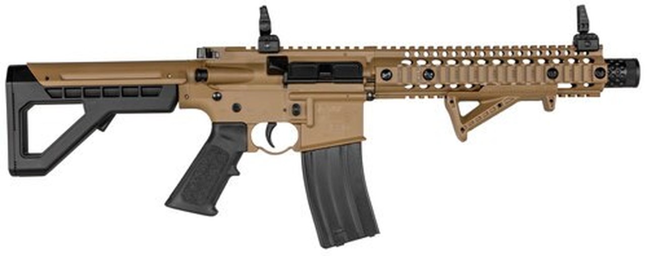 Crosman DPMS SBR Full Auto Air Rifle Semi/Full Auto, Flat Dark Earth