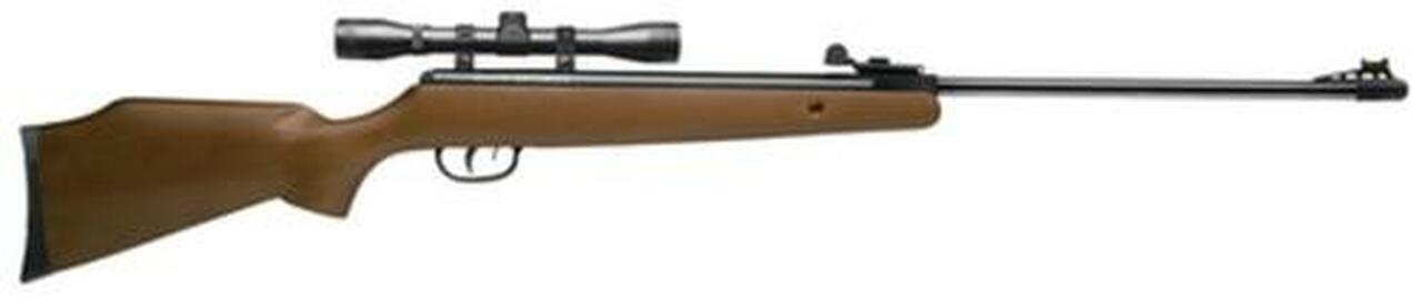 Crosman Optimus Air Rifle .177 Caliber Break Barrel Hardwood Stock With 4X32mm Centerpoint Scope
