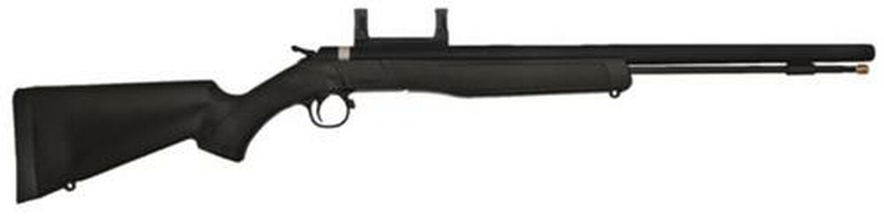 CVA Wolf Break Open 50 Black Powder 24", Mount Black Synthetic Stock Blued