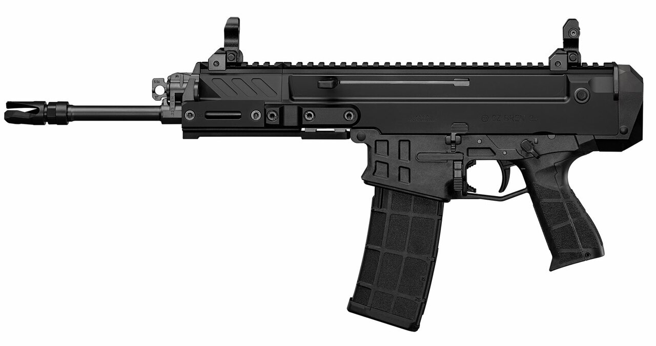 CZ Bren 2 MS Semi Auto Pistol 5.56/.223, 8.26" Barrel, Folding Sights, Black, 30rd