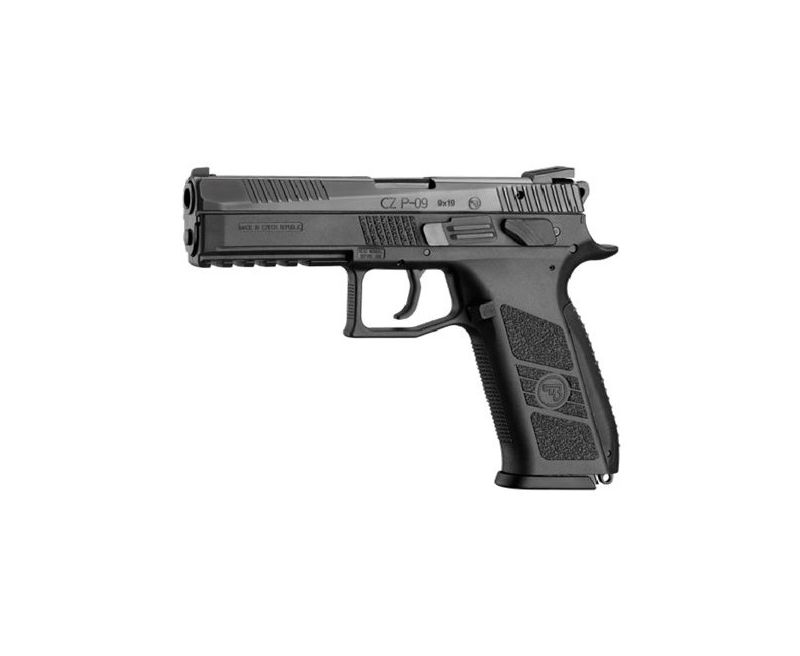 CZ P-09 Duty 9mm, 4.54" Barrel, Black, Fixed Sights, 19rd CZ USA
