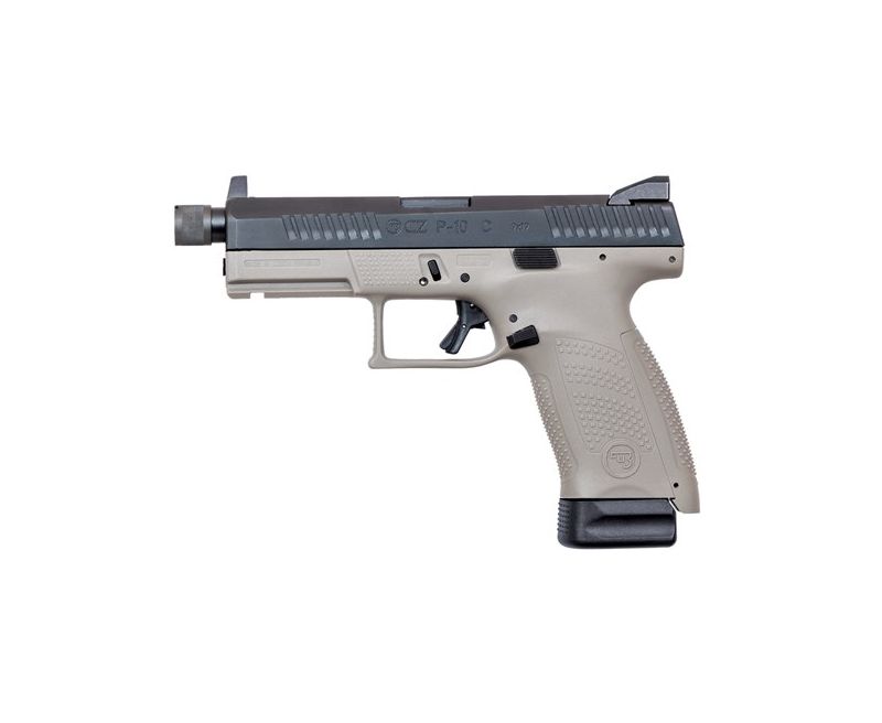 CZ P-10 C Suppressor-Ready Urban Grey - 4.6" 9mm