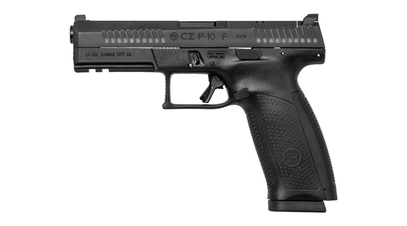 CZ P-10 Full Size 9mm Optics-Ready Striker-Fired Pistol with Front Night Sight