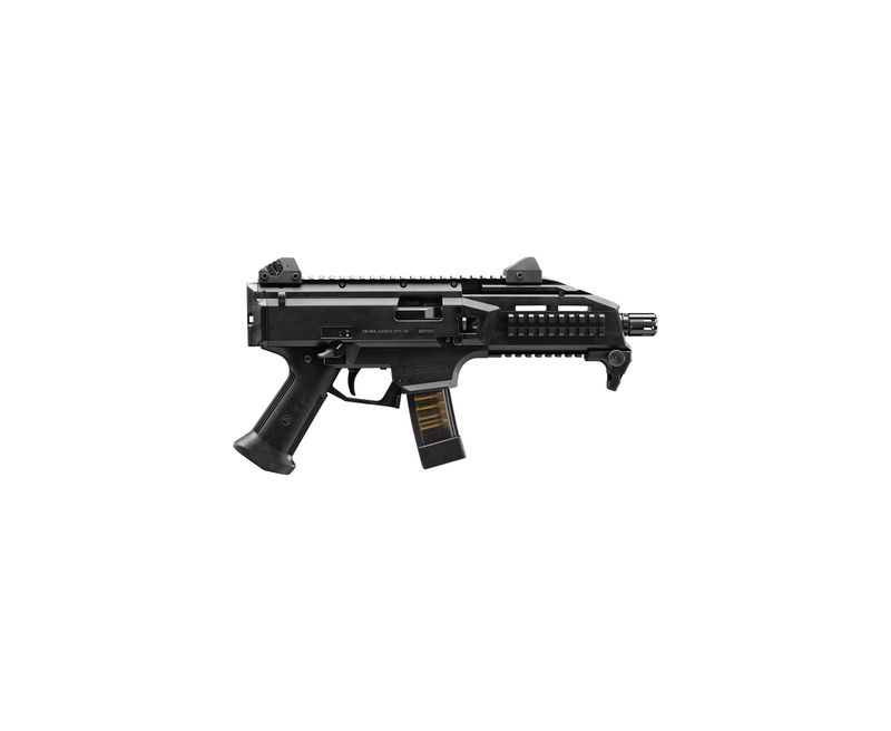 CZ Scorpion 3+ Pistol 9mm, 7.8" Barrel, Adjustable Sights, Black, 20rd CZ USA