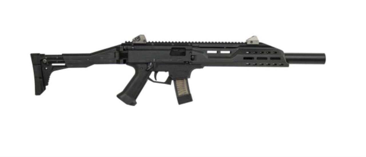 CZ Scorpion 3 Plus 9mm, 16.3" Barrel, Black, Faux Suppressor, 20rd CZ USA
