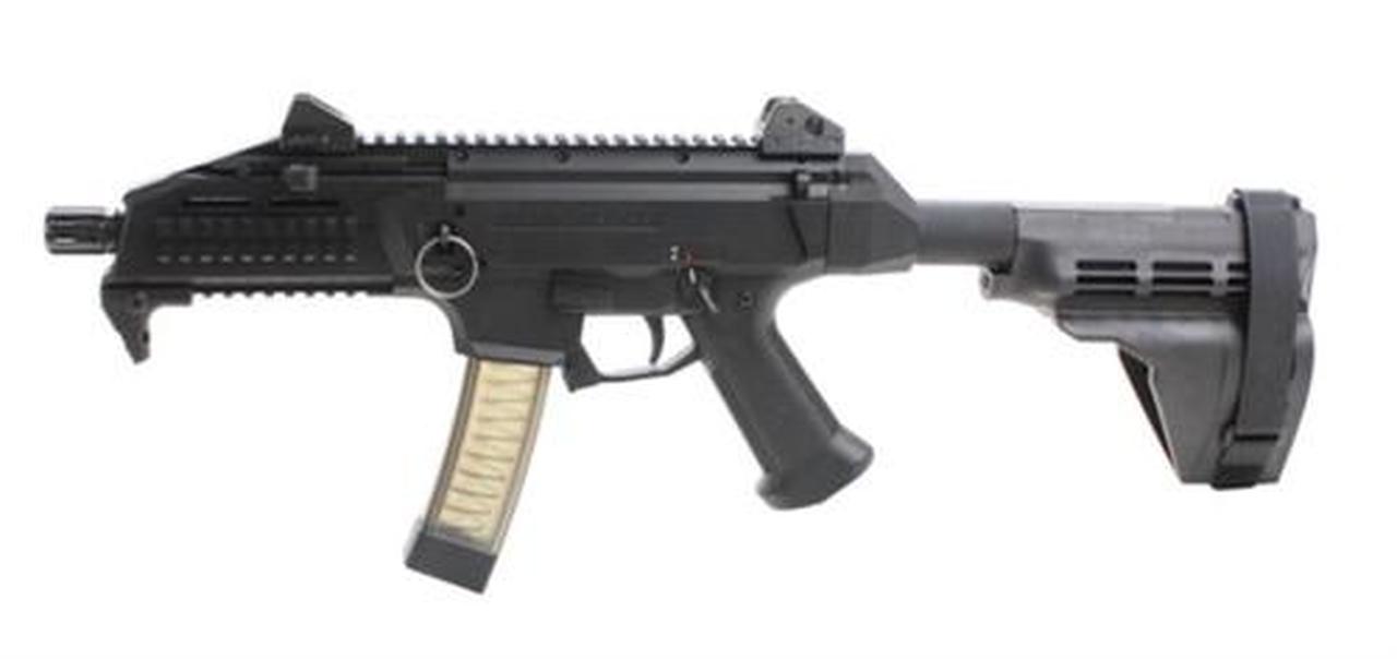 CZ Scorpion EVO 3 S1 9mm Package, Pistol, Arm Brace & Adapter, 3x20rd Mags & Case CZ USA