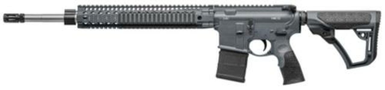 Daniel Defense DD MK12 Carbine 5.56, 18" Barrel, Salt Bath Nitride, DD Stock Tornado Gray Cerakote, 30rd Mag Daniel Defense