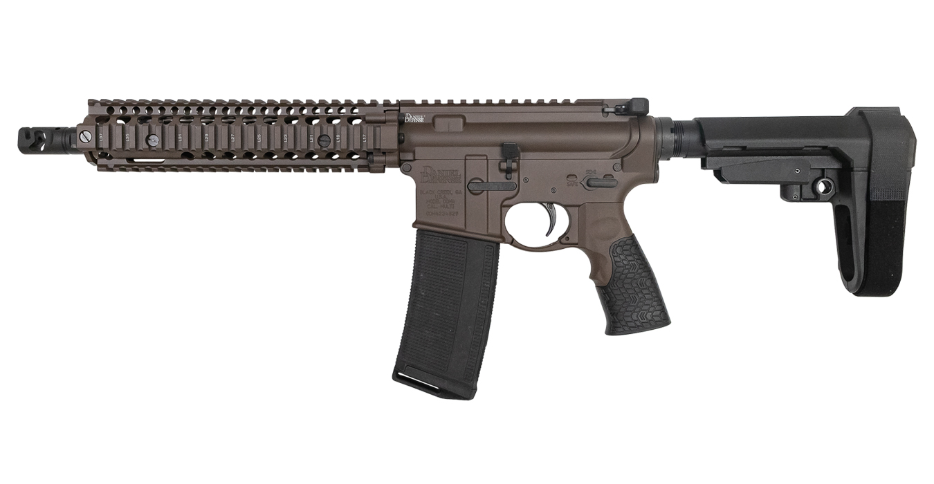 Daniel Defense MK18 Mil-Spec 5.56mm AR Pistol with Geisselle SSA Trigger and FDE Coating