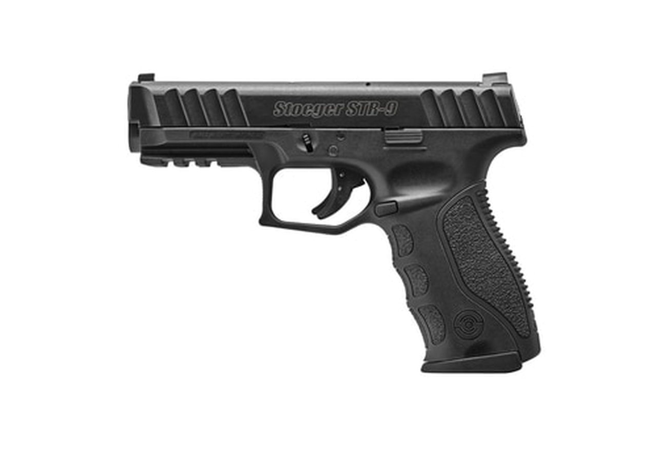 *D*Stoeger STR-9 9mm, 4.17" Barrel, Striker-Fired, 15rd, Black, 3 Mags & 3 Backstraps Stoeger