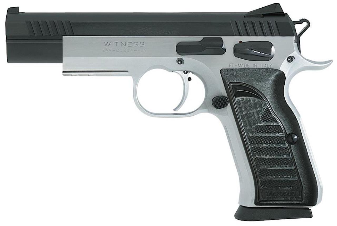 EAA Witness Elite Match, 9MM, Two Tone, 4.75" Polygonal Barrel 17 Rnd Mag